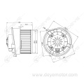 12v Air conditioner blower motor for FORD FIESTA